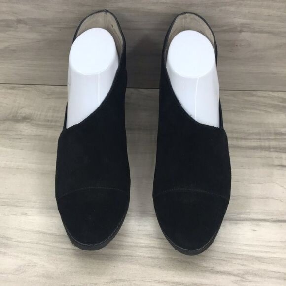 Blondo Ankle Boots Women's 6.5 Black Waterproof Suede Leather Booties - Picture 7 of 10